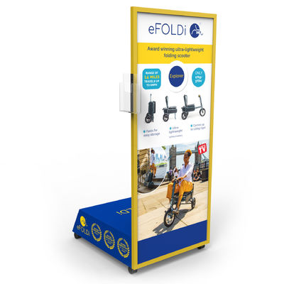 Affichage électrique de support de scooter de support électrique de bicyclette de chêne pour le magasin de détail