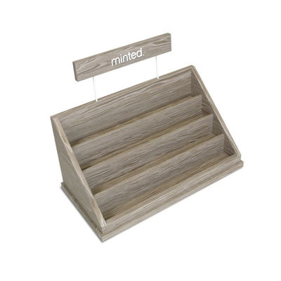 qualité  POS Jewelry Wooden Display Stand Wooden Countertop Display Organizer Boutique Usine