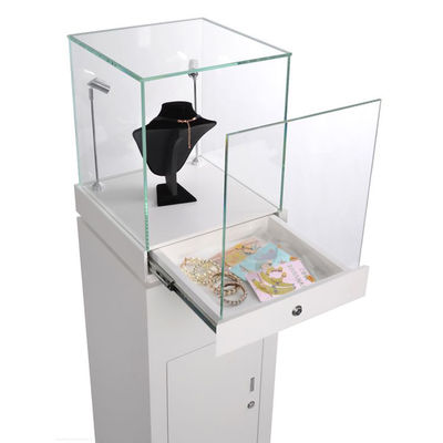 qualité  Wooden Point Of Purchase Pop Display Necklace Jewelry Display Stand With Lock Usine