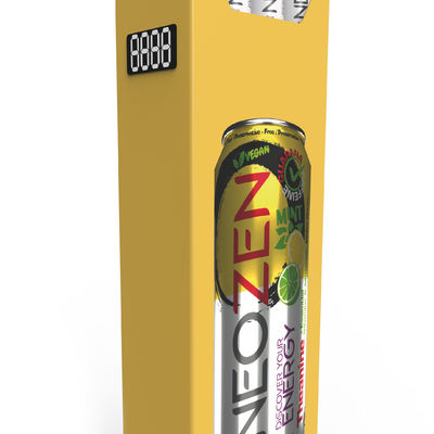 Vendeur vertical d'ascenseur automatique de boissons d'énergie en métal de style de mode avec le panneau des prix