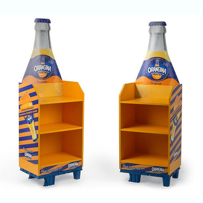 Boisson debout libre empilable Juice Display Stand de supermarché de support d'affichage