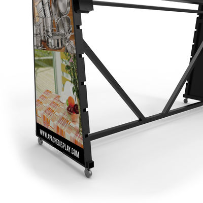 Le double classique de support d'affichage de petit pain de tissu de support de stockage de nappe de petit pain a dégrossi