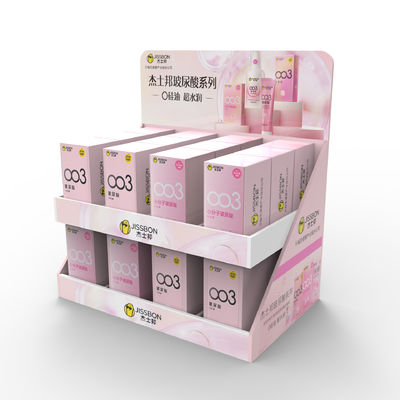Condommes en carton personnalisés Plateau d'affichage 24 heures gratuit en gros pour les supermarchés